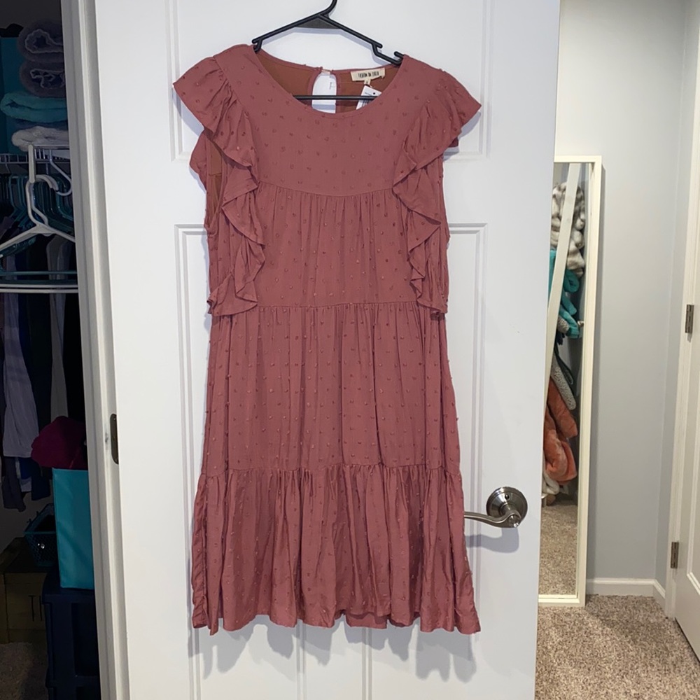 Dry Goods Dusty Rose Dress